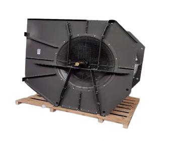 Single blade double intake centrifugal air conditioning fan