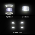 7 Inch 10-30V Lampu mengemudi LED terbaru 40W Round Car LED Headlight untuk 2022