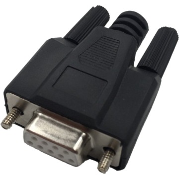 VGA DB9PIN 2W2 2V2 5W1 1W1 Connettore con rivestimento nero D-SUB modellato