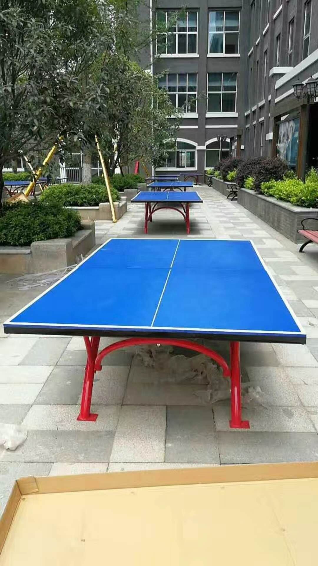 International Standard Size Outdoor Table Tennis Tables