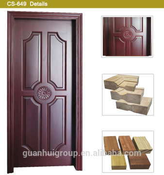 Teak wood main door wooden single door flower designs
