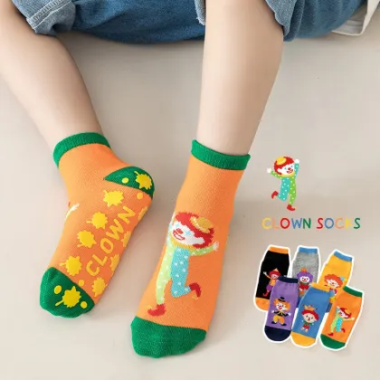 Soft Parent-Child Anti-Slip Grip Cotton Socks for Baby Boys and Girls