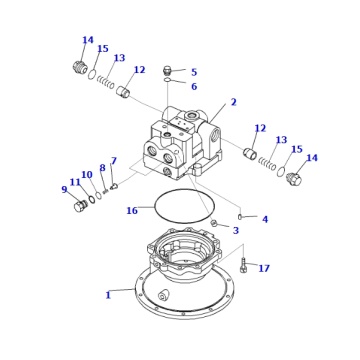 706-7K-01230 MOTOR ASS'Y Suitable For EXCAVATOR PC1250 PARTS