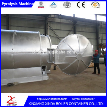 Environement Friendly 10 Ton Tyre pyrolysis machine with high oil output
