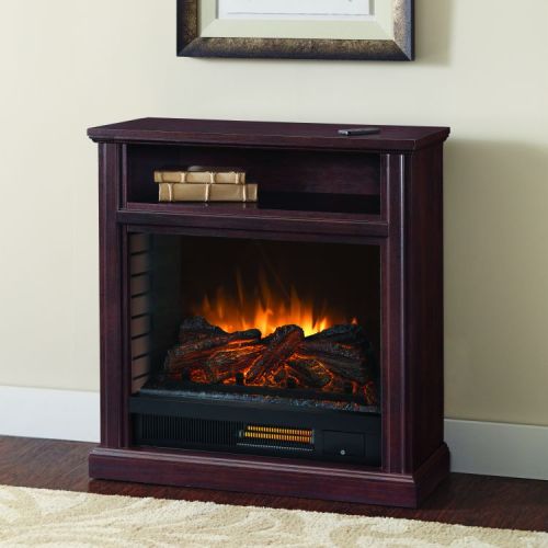 23 Inch Infrared Electric Fireplace With Mantel