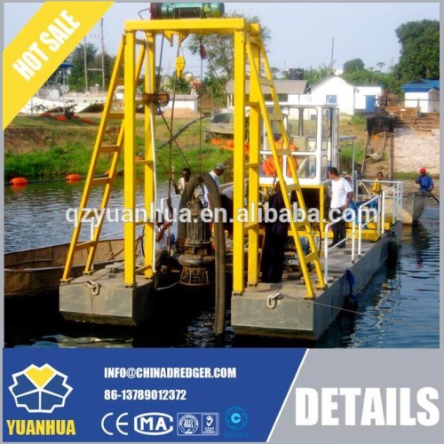 hydraulic mud pump boat for river desilting and sand dredging