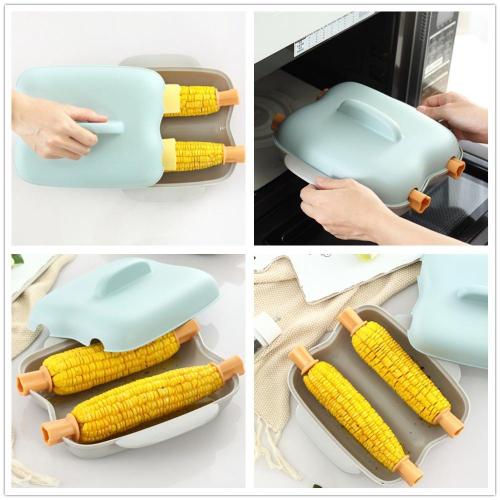 Microwave corn cooker BPA free corn steamer