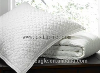 Square Quilting Silk Floss thick Quilt