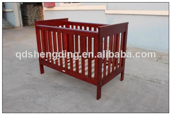 Solid Wood Safety Baby Cot