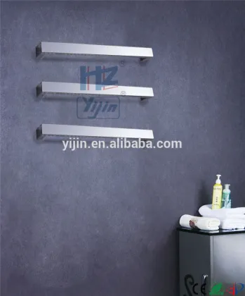 Brushed Satine Square Single Electric Heating Towel bar (HZ-924A)