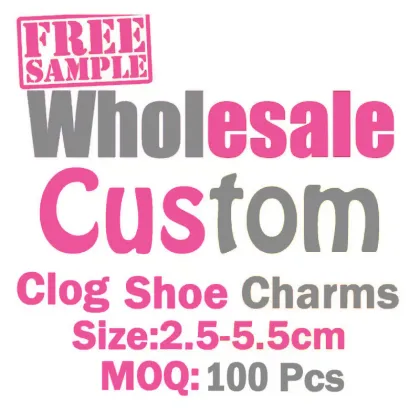 PVC Shoe Charms: New Arrival Designer Rubber Shoe Decorations