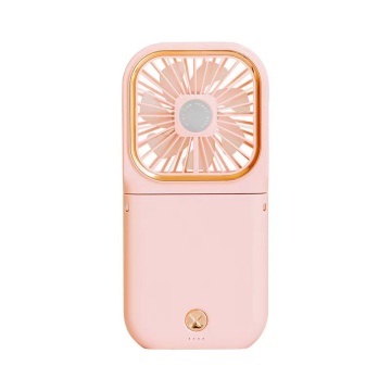 3-in-1 Mini Portable Foldable Neck Fan with Phone Holder and Power Bank