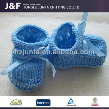 Little baby various color knitted crochet baby boots                        
                                                Quality Choice