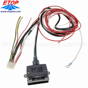 Customized 7pin flat trailer connector cable assemblies