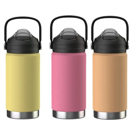 Modern 12oz Kids Water Bottle: Vacuum Insulated Stainless Steel Thermos