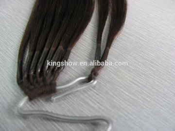 hot selling inexpensive cotton thread hair tip hair extension