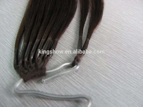 hot selling inexpensive cotton thread hair tip hair extension