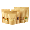 Food grade stand up white kraft paper bag