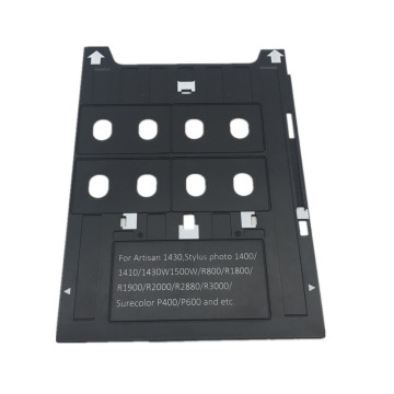 High Quality PVC ID Card Tray for Epson Printers - Compatible with Models 1390, 1400, 1410, 1430, 1430w, 1500w, R800, R1800, R1900, R2000, R3000