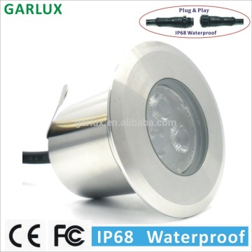 12v 4w recessed underwater light ip68 waterproof led light for pool