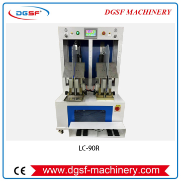 Pneumatic Upper Crimping Machine with 1 Hot & 1 Cold Stations (PLC) LC-90R
