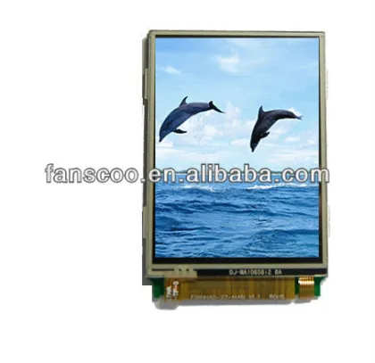 Cheap 2.2" touch screen industrial led BLU lcd display screen stn module