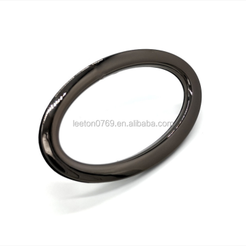 Factory Supply Oval Black Metal Bag Handles and Accessories