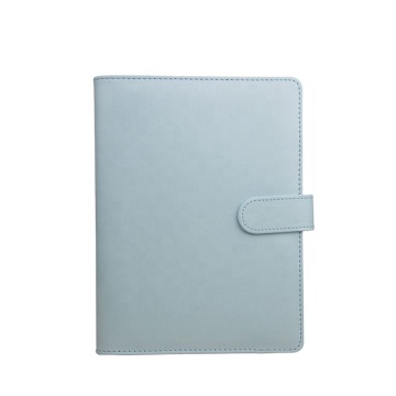 Custom Logo A5 Binder Leather 6 Rings PU Leather Planner for Unisex