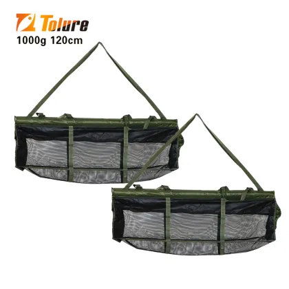 Wholesale Easy-Clean 1000g 120cm Carp Fishing Tackle Folding Mesh Float Weight Sling