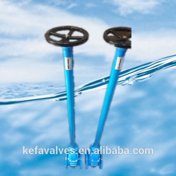 AWWA C509 Rubber Gate Valve with extension stem