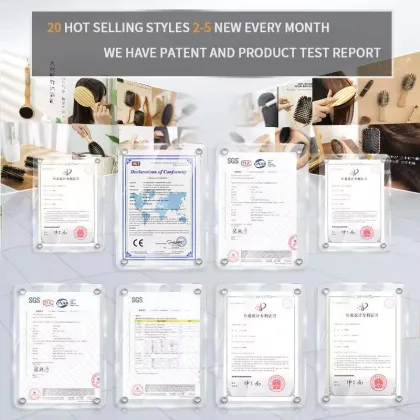 Wholesale High Quality Wooden Beard Brush with Natural Boar Bristle for Men - Private Label Mustache Brush