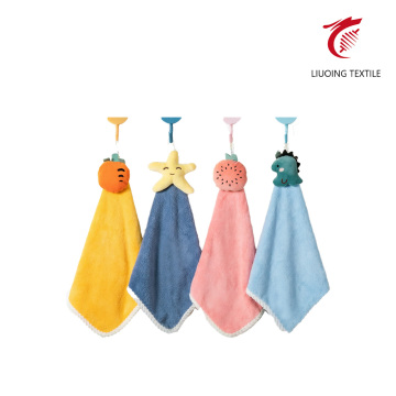 Adorable Coral Fleece Hand Towel