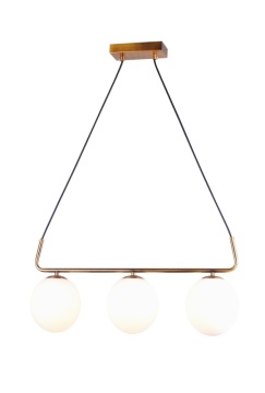 Three simple chandeliers in the living room