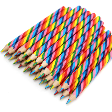 High Quality Hexagonal Thick Multicolor Pencils Set - Oil Based Rainbow Color Pencils for Kids & Students
