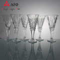 Red Wine Glass Gold Plating Goblet Cup Set