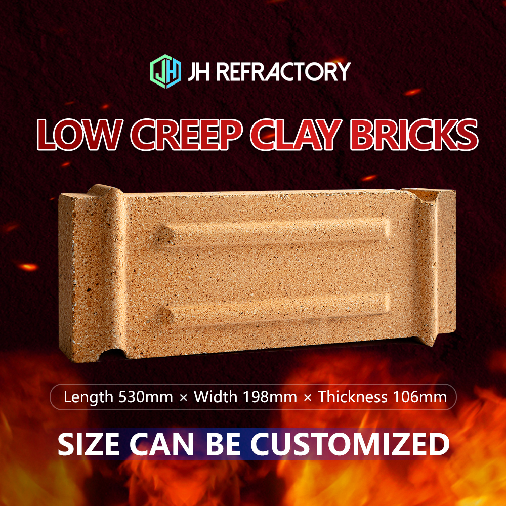 Low creep clay bricks Shaped bricks size