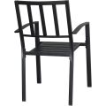 Sturdy Outdoor Chair with Carbon Steel Frame