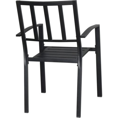 Rattan Garden Chairs Sturdy Outdoor Chair with Carbon Steel Frame Supplier