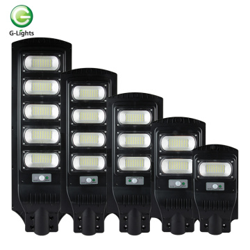 Outdoor 180 240 300 watt Tutto in un lampione solare a led