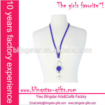 bling lanyard with badge reel