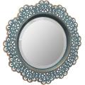 Decorative Round Metal Lace Wall Mirror