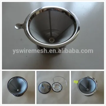 Ys Manufacturer Pour Over Cone For 1-4 Cups Paperless And Reusable Coffee Filter, Dripper, Brewer, Maker With Stand