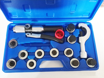 New 11 Lever Hydraulic Tube Expander Tool Kit Red Hydraulic Pipe Expander Heavy Plumbing Tube Cutter Plumbing Air Conditioner