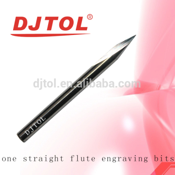 One straight flute engraving bits (A series) end mills