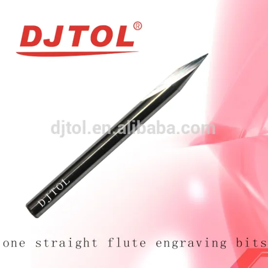 One straight flute engraving bits (A series) end mills
