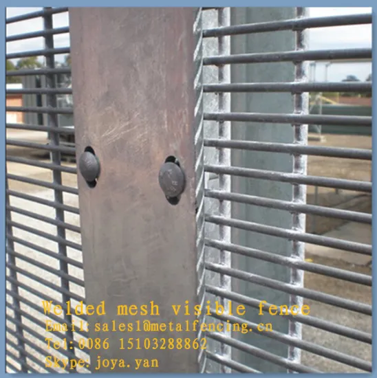 Color customized enclosure protective metal screen visible low cost popular outdoor wire mesh dividers as wall panels