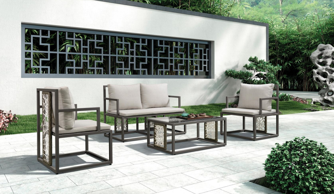 Wicker Aluminium Garden Sofa Furniture