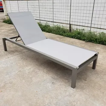Anti-UV Waterproof Beach Sun Lounger with Pool and Lounge Adjustability