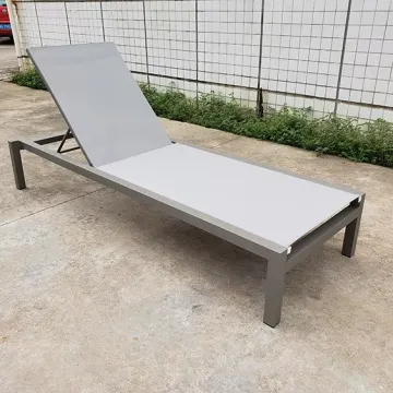 Anti-UV Waterproof Beach Sun Lounger with Pool and Lounge Adjustability