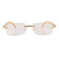 Rimless Cowhorn Optical Frames